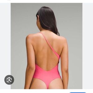 Lululemon Wundermost Ultra-Soft Nulu One Shoulder Spaghetti Strap Bodysuit